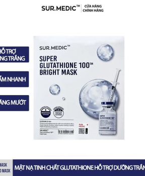 Mặt Nạ Sur.Medic+ Bright Glutathione Mask Dưỡng Trắng New 
