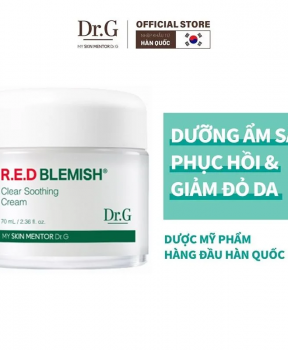 Kem Dưỡng Ẩm Làm Dịu Da Dr.G R.E.D Blemish Clear Soothing Cream 70ml