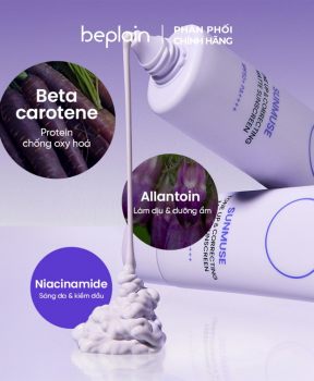 Kem Chống Nắng Beplain Nâng Tông, Kiềm Dầu, Mịn Lì Sunmuse Tone Up & Correcting Matte Sunscreen SPF50+ PA++++