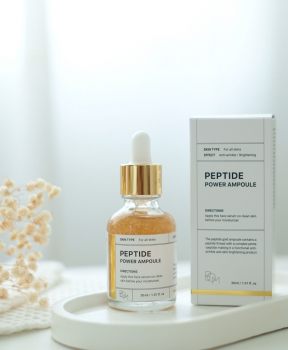 Tinh Chất B.O.M Vàng 24K Làm Sáng Và Săn Chắc Da Peptide Power Ampoule