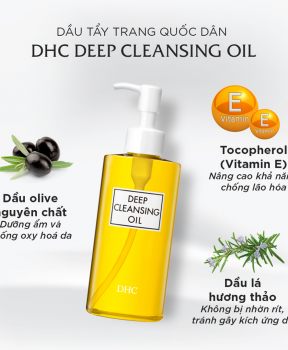 Dầu Tẩy Trang DHC Chiết Xuất Olive Làm Sạch Sâu Da 200ml Olive Deep Cleansing Oil