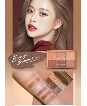 Bảng Phấn Mắt Baby Bright Bronze Brown Tông Màu Đất Eye Palette #Bronze Brown