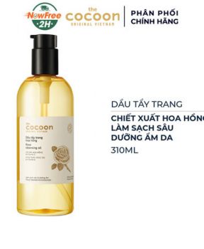 Dầu Tẩy Trang Cocoon Chiết Xuất Hoa Hồng 310ml Rose Cleansing Oil