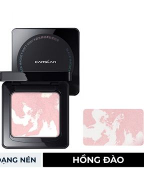 Phấn Phủ Carslan Dạng Nén Vỏ Đen Màu Hồng Đào 8g Black Magnetic Soft Mist Powder