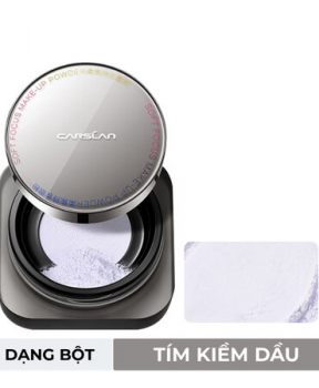 Phấn Phủ Carslan Dạng Bột Nắp Đen Màu Tím Black Magnetic Soft Focus Loose Powder