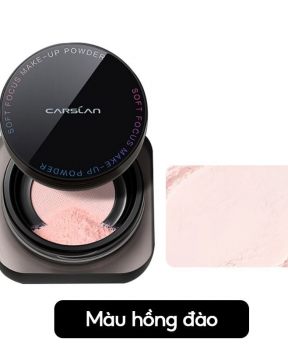 Phấn Phủ Carslan Dạng Bột Nắp Đen Màu Hồng Đào 