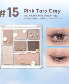 Bảng Phấn Mắt Judydoll 7 Màu - 15 Tông Tím Khói Play Color All-In-One Palette