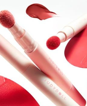 Son Kem Lì Judydoll Đầu Bông - N04 Đỏ Lựu Cushion Lip Powder Cream