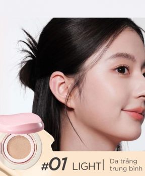 Phấn Nước Judydoll Mịn Lì, Che Phủ Cao - 01 Light Fresh Matte Cushion