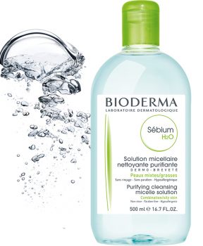 Nước Tẩy Trang Bioderma Dành Cho Da Dầu & Hỗn Hợp 500ml Sébium H2O