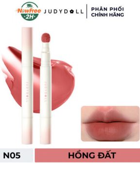 Son Kem Lì Judydoll Đầu Bông - N05 Hồng Đất 1.8g Cushion Lip Powder Cream