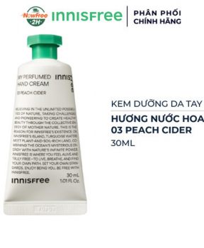 Kem Dưỡng Da Tay Innisfree Hương Nước Hoa 03 Peach Cider My Perfumed Handcream