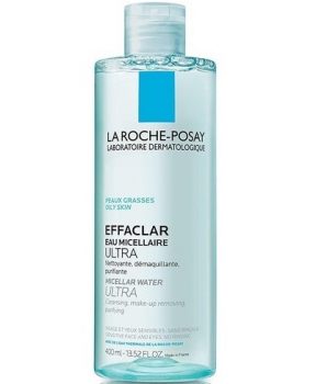 Nước Tẩy Trang La Roche-Posay Cho Da Dầu, Nhạy Cảm 400ml Effaclar Micellar Water Ultra Oily Skin
