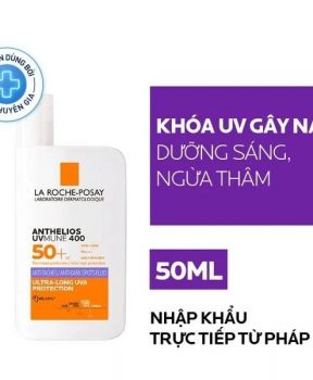 Sữa Chống Nắng La Roche - Posay Dưỡng Sáng Mờ Thâm SPF50+ 50ml Anthelios UVMune400 Anti-Dark Spots SPF50+ PA++++